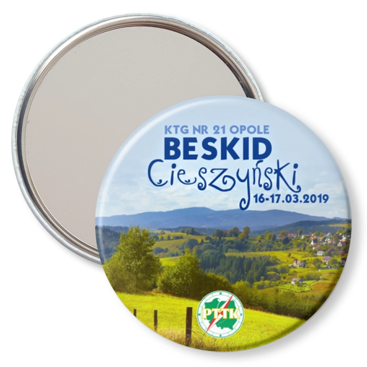 przypinka lusterko Beskid Cieszyński