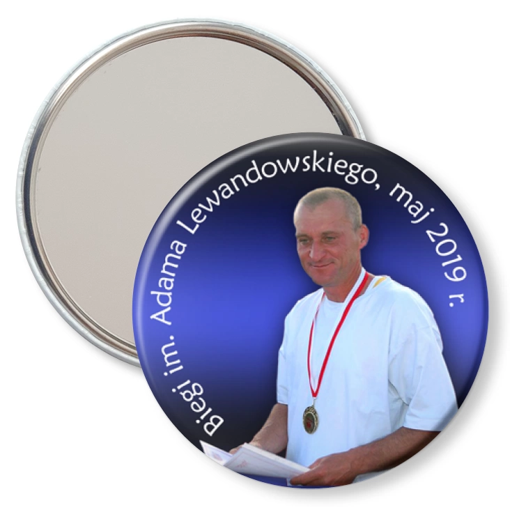 przypinka lusterko Biegi im. Adama Lewandowskiego