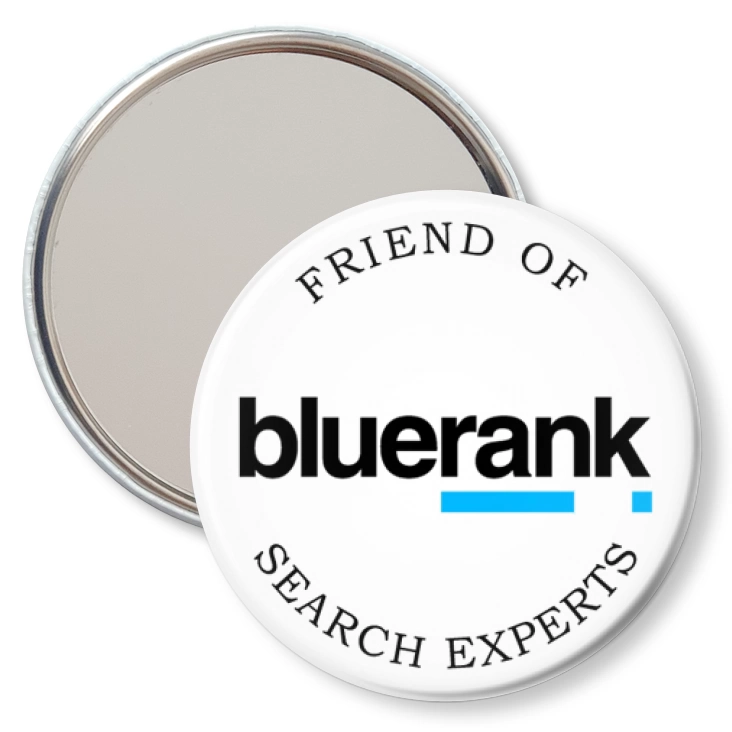 przypinka lusterko Bluerank search experts