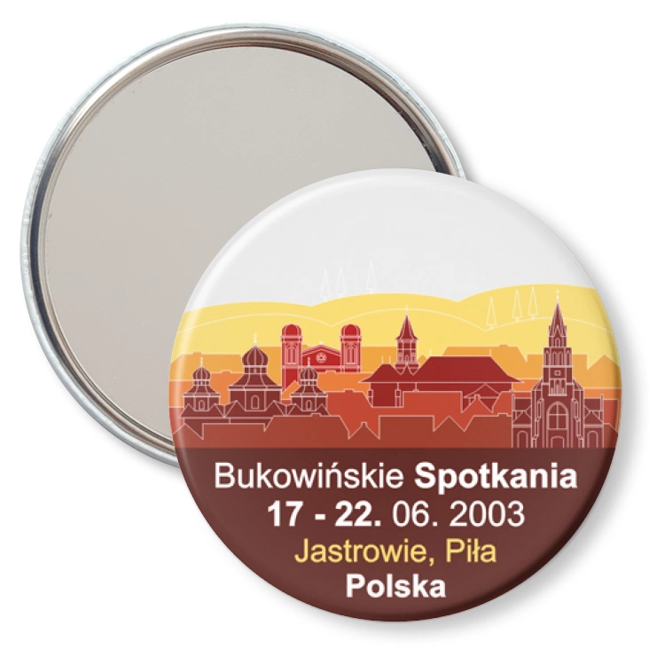 przypinka lusterko Bukowińskie Spotkania