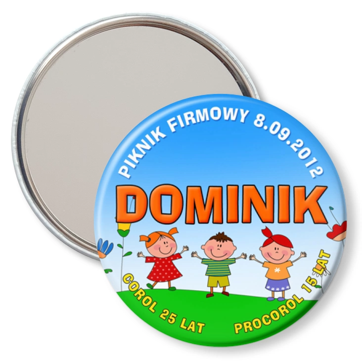 przypinka lusterko Corol - piknik firmowy