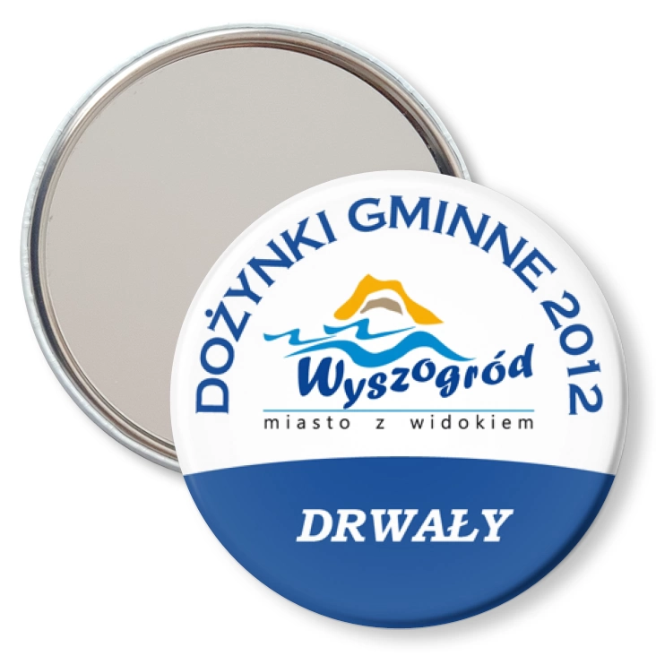 przypinka lusterko Dożynki Gminne - Drwały 2012