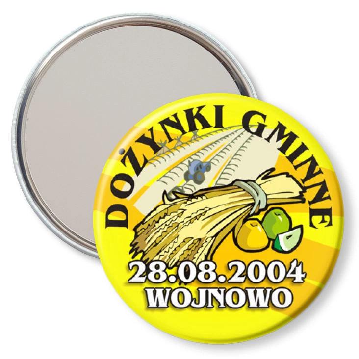 przypinka lusterko Dożynki gminne w Wojnowie