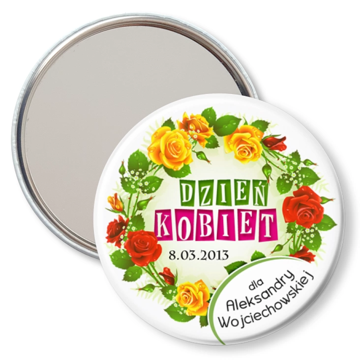 przypinka lusterko Dzień Kobiet