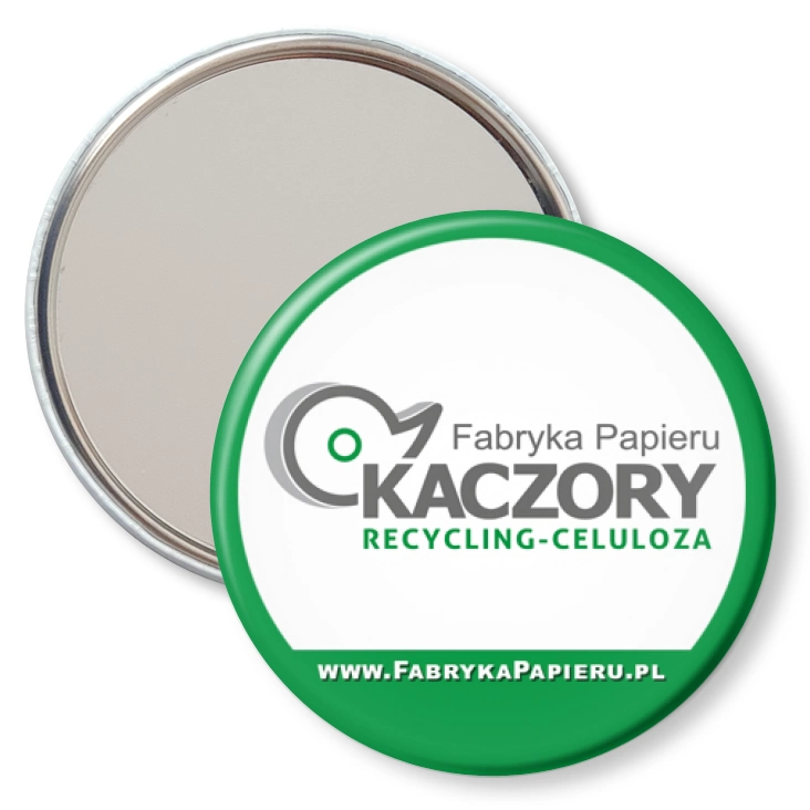przypinka lusterko Fabryka Papieru Kaczory
