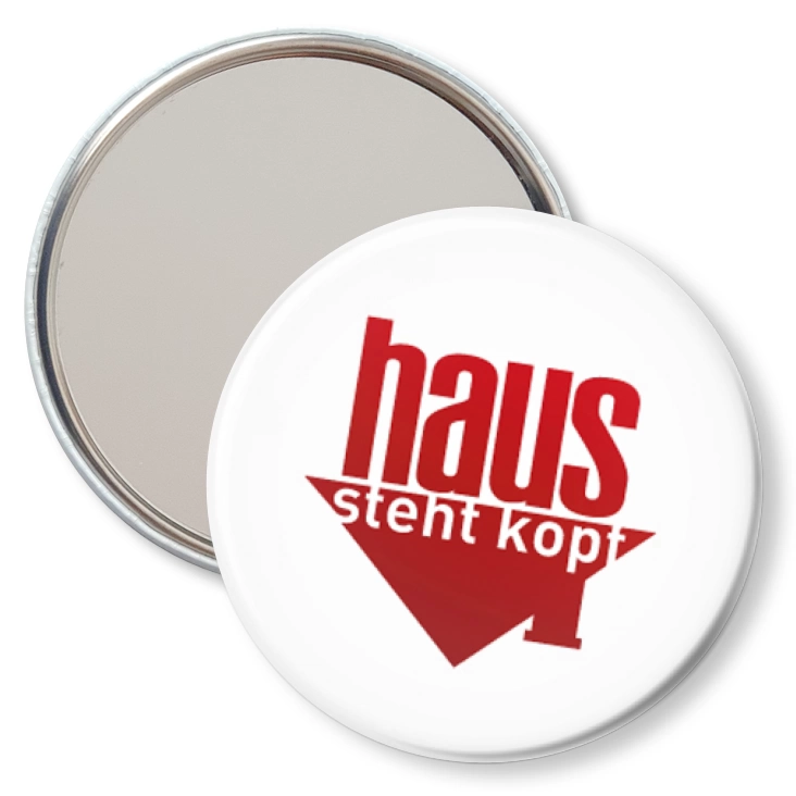 przypinka lusterko Haus Steht Kopf