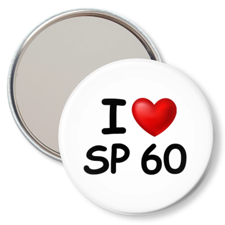 przypinka lusterko I love SP 60