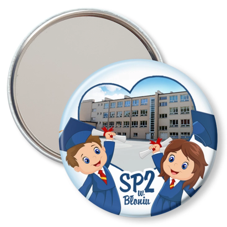 przypinka lusterko I love SP2