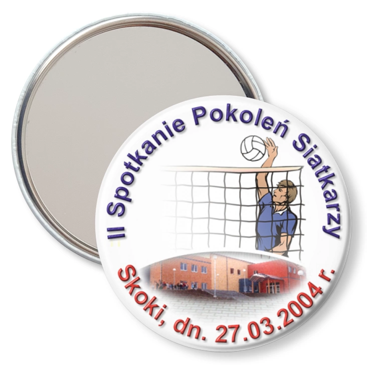 przypinka lusterko II Spotkanie Pokoleń Siatkarzy