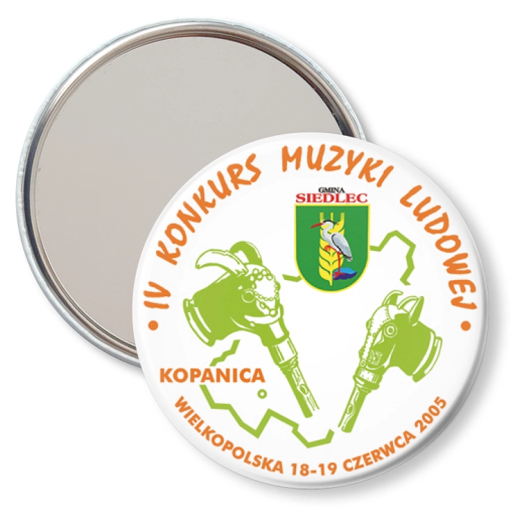 przypinka lusterko IV Konkurs Muzyki Ludowej