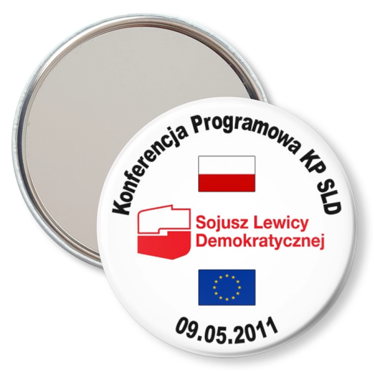 przypinka lusterko Konferencja Programowa KP SLD