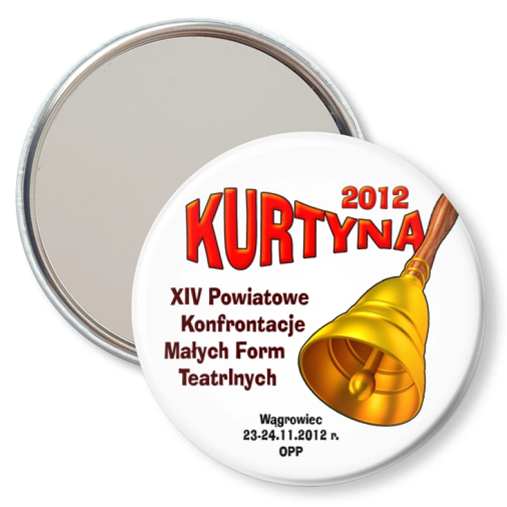 przypinka lusterko Kurtyna 2012