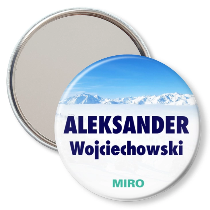 przypinka lusterko Miro