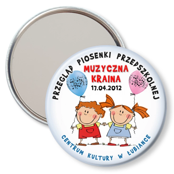 przypinka lusterko Muzyczna Kraina 2012