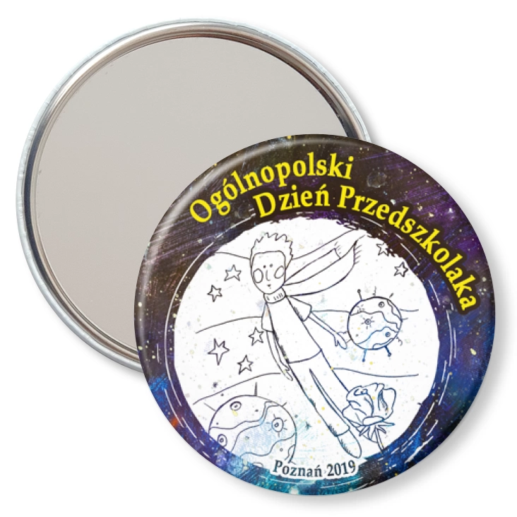 przypinka lusterko Ogólnopolski Dzień Przedszkolaka 2019