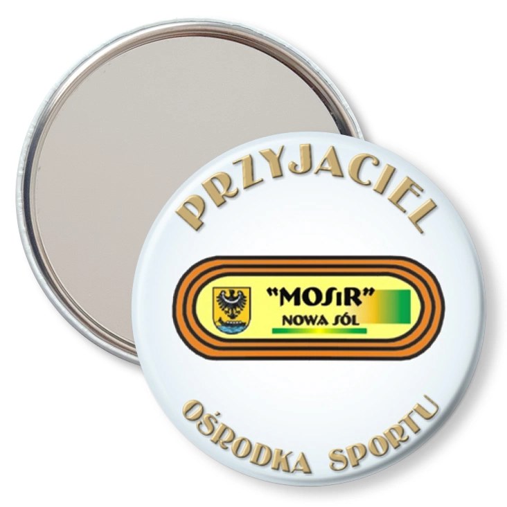 przypinka lusterko Przyjaciel Ośrodka Sportu