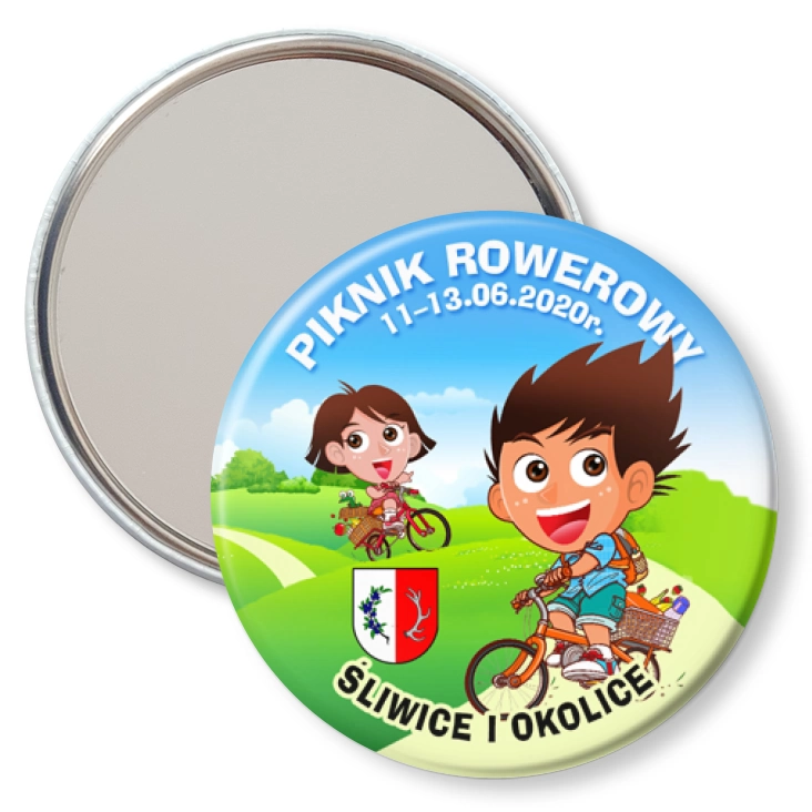 przypinka lusterko Rajd rowerowy Śliwice