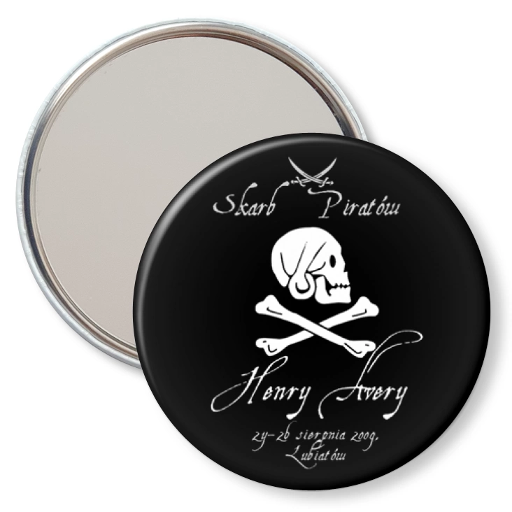 przypinka lusterko Skarb Piratów G