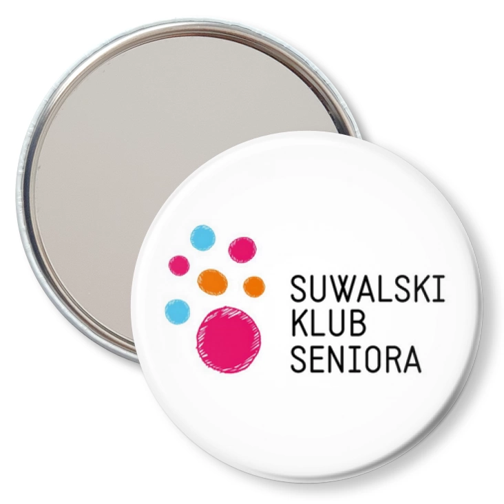 przypinka lusterko Suwalski Klub Seniora