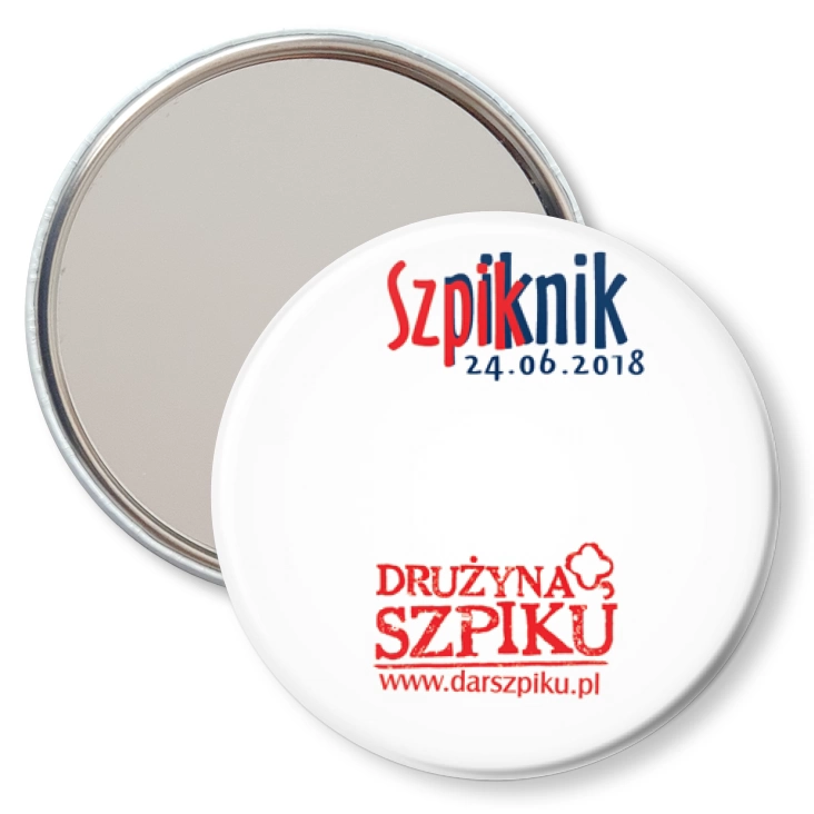 przypinka lusterko Szpiknik 2018