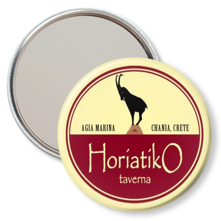 przypinka lusterko Taverna Horiatiko