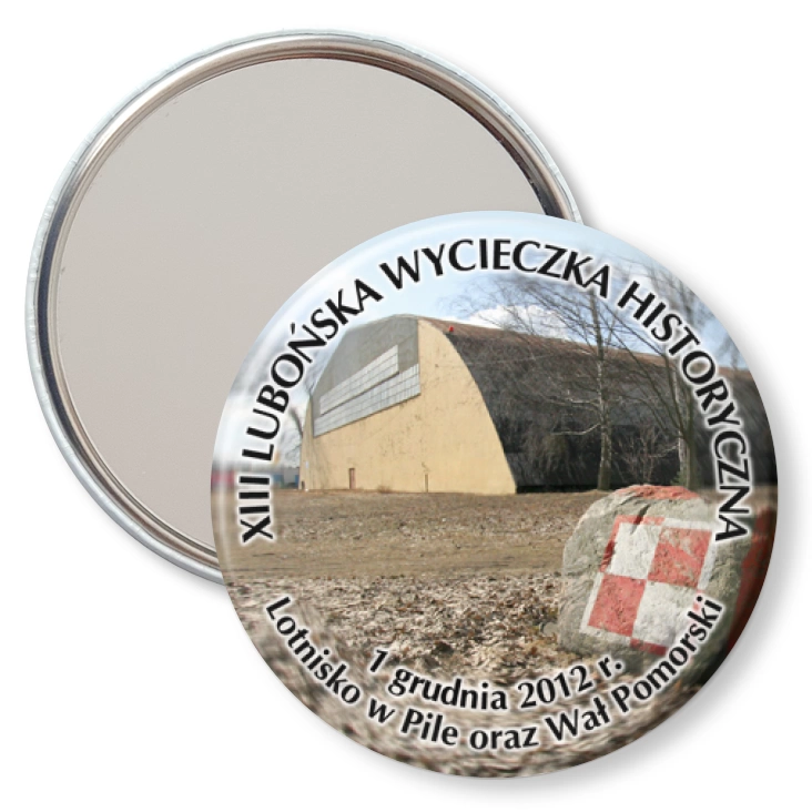przypinka lusterko XIII Lubońska Wycieczka Historyczna
