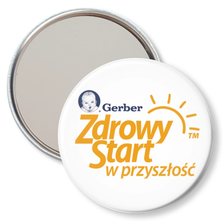 przypinka lusterko Zdrowy start