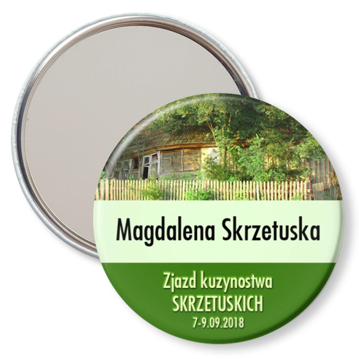 przypinka lusterko Zjazd kuzynostwa Skrzetuskich