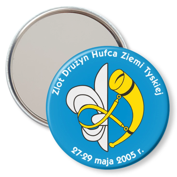 przypinka lusterko Zlot Drużyn Hufca Ziemi Tyskiej 2005