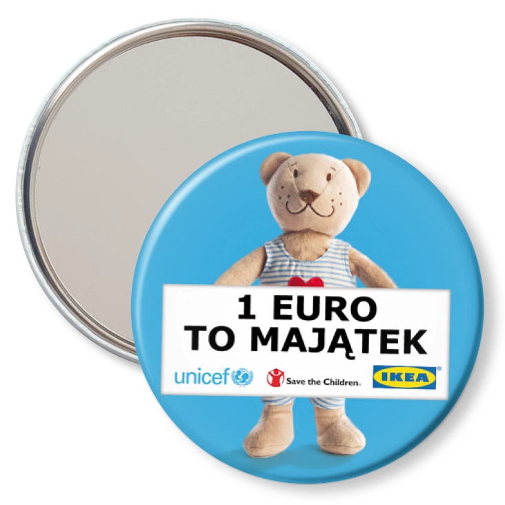 przypinka lusterko 1 euro to majątek