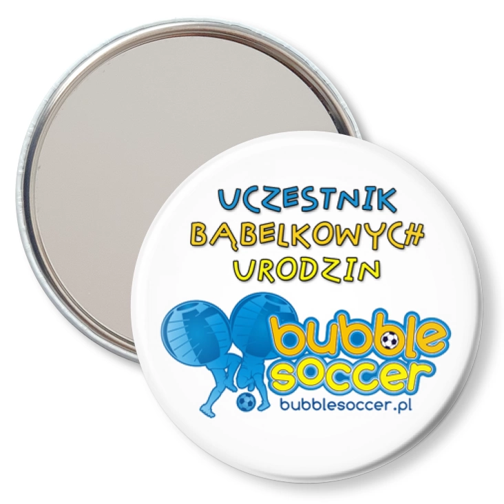 przypinka lusterko bubble soccer