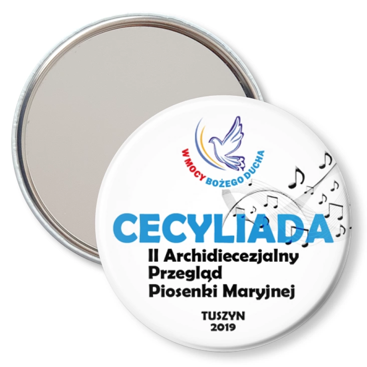 przypinka lusterko Cecyliada