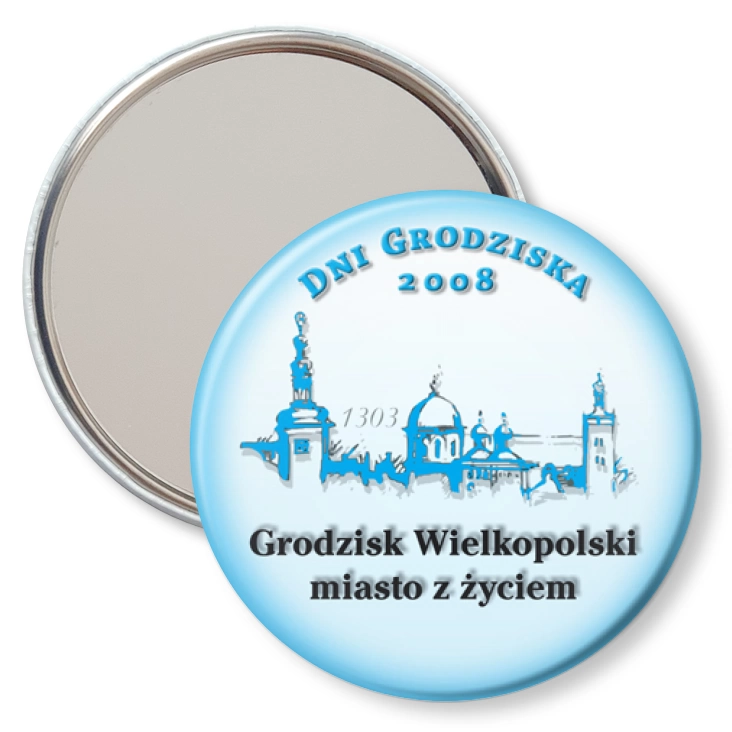 przypinka lusterko Dni Grodziska 2008