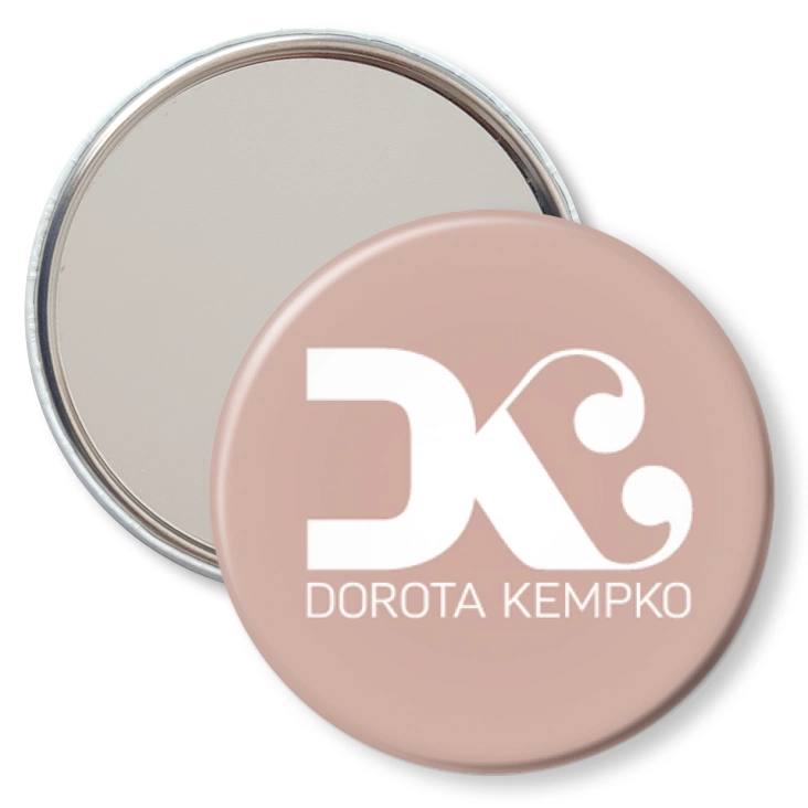 przypinka lusterko Dorota Kempko A