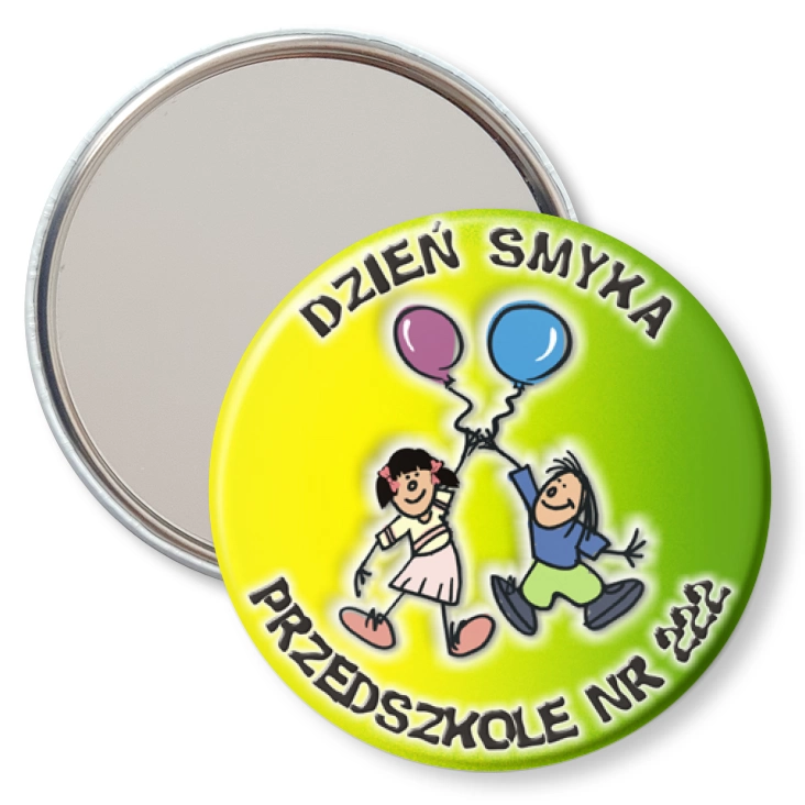 przypinka lusterko Dzień Smyka - Przedszkole 222