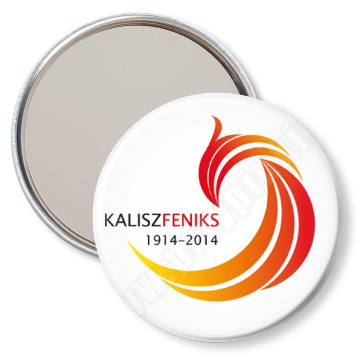przypinka lusterko Feniks Kalisz