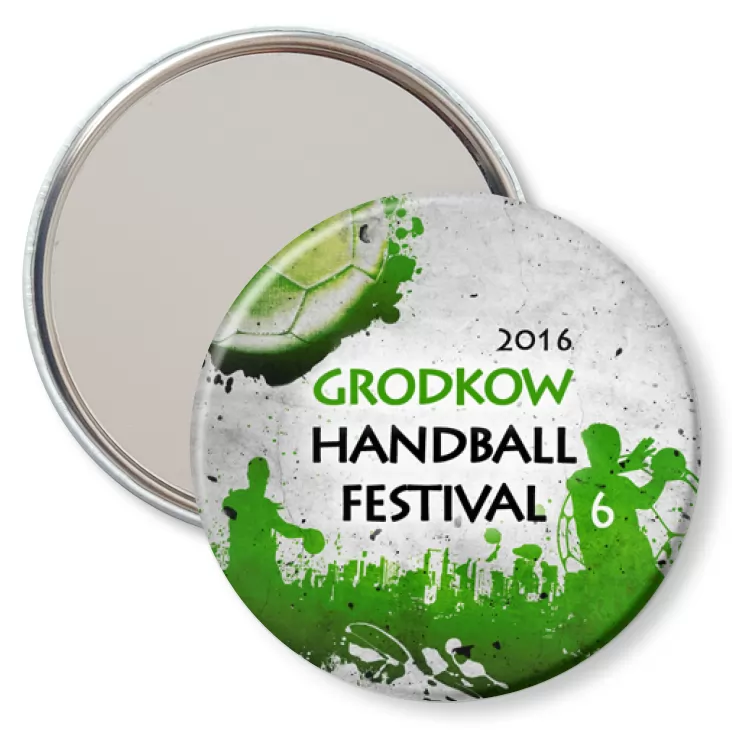 przypinka lusterko Handball Festival 2016