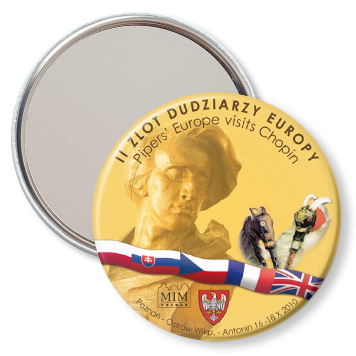 przypinka lusterko II Zlot Dudziarzy Europy