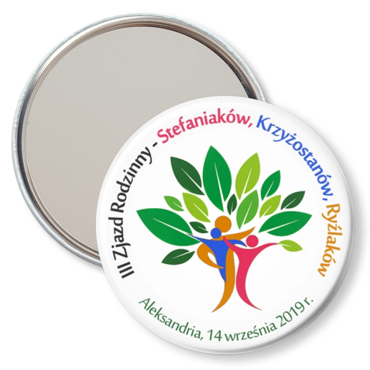 przypinka lusterko III Zjazd Rodzinny