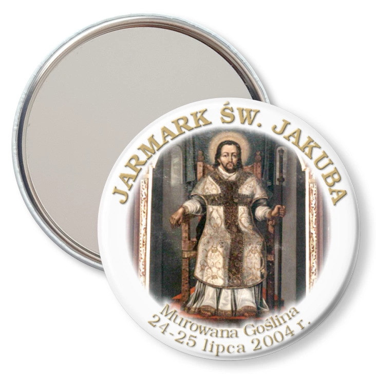 przypinka lusterko Jarmark św. Jakuba