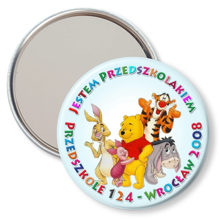 przypinka lusterko Jestem Przedszkolakiem P124 Wrocław