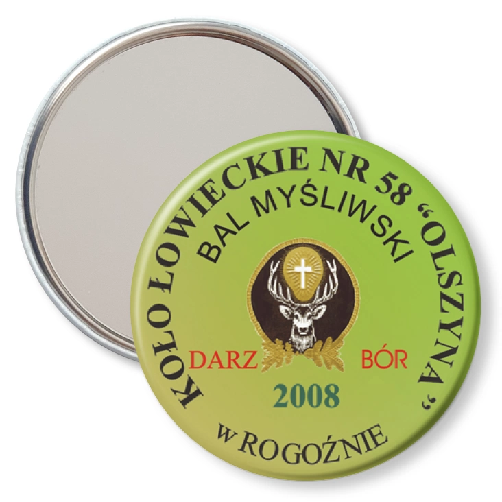 przypinka lusterko Koło Łowieckie Olszyna Rogoźno