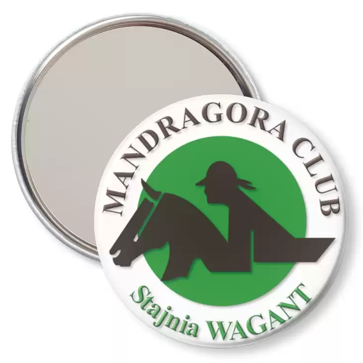 przypinka lusterko Madragora Club