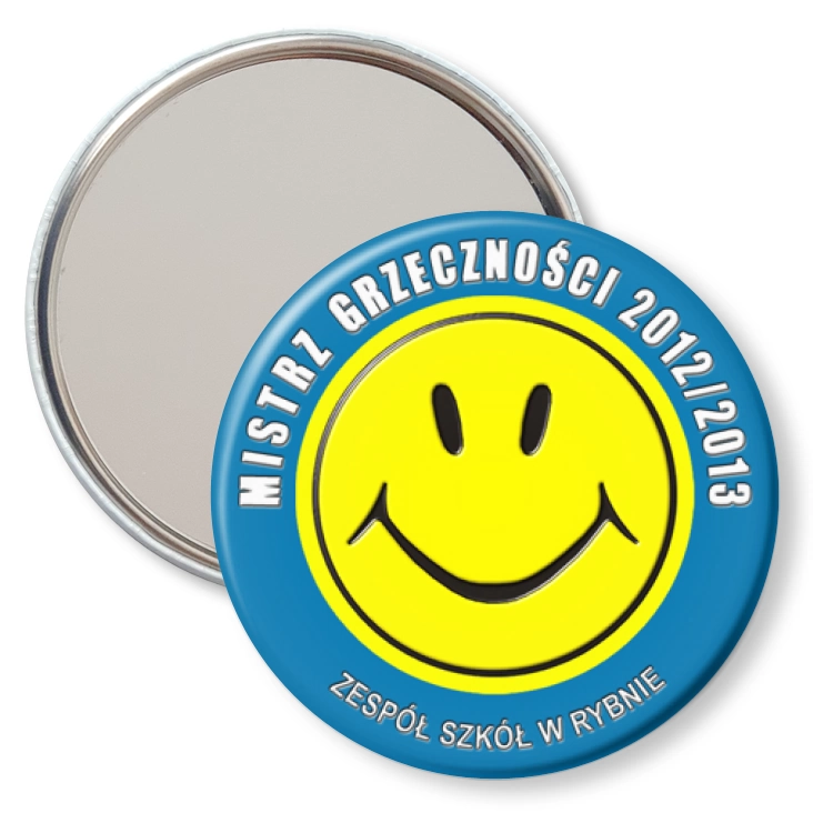 przypinka lusterko Mistrz grzeczności 2012/2013