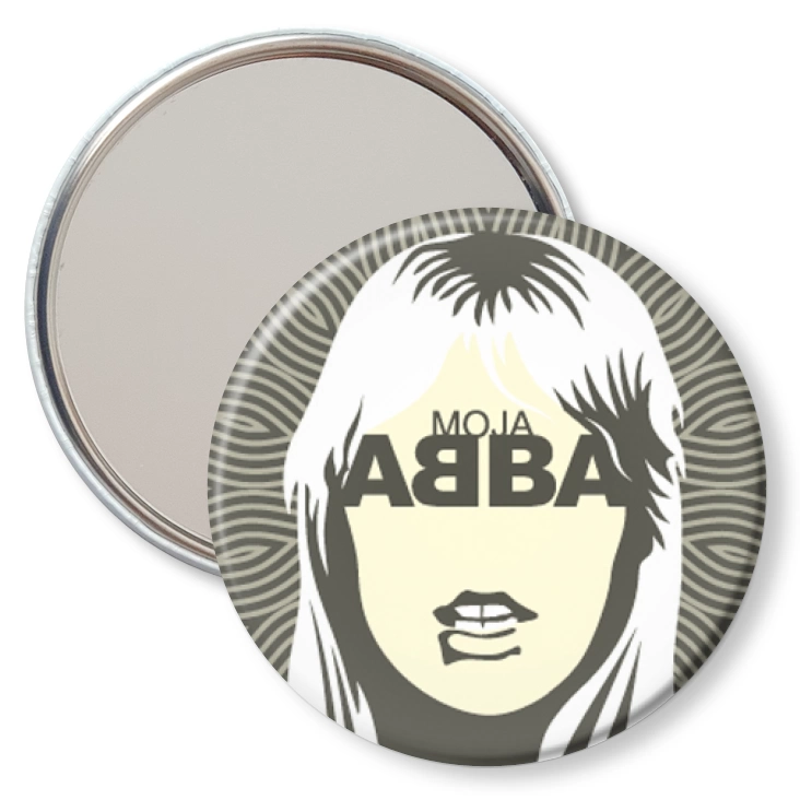 przypinka lusterko Moja ABBA