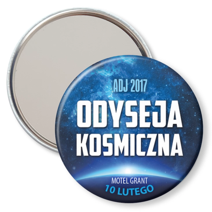 przypinka lusterko Odyseja Kosmiczna