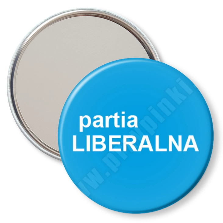 przypinka lusterko Partia liberalna