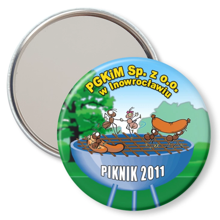przypinka lusterko PGKiM Sp. z o.o. w Inowrocławiu