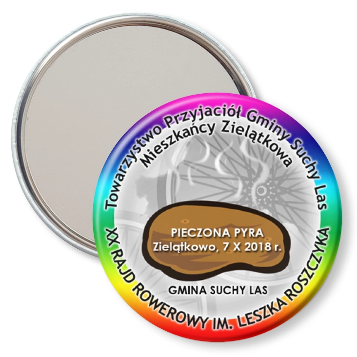 przypinka lusterko Pieczona Pyra 2018