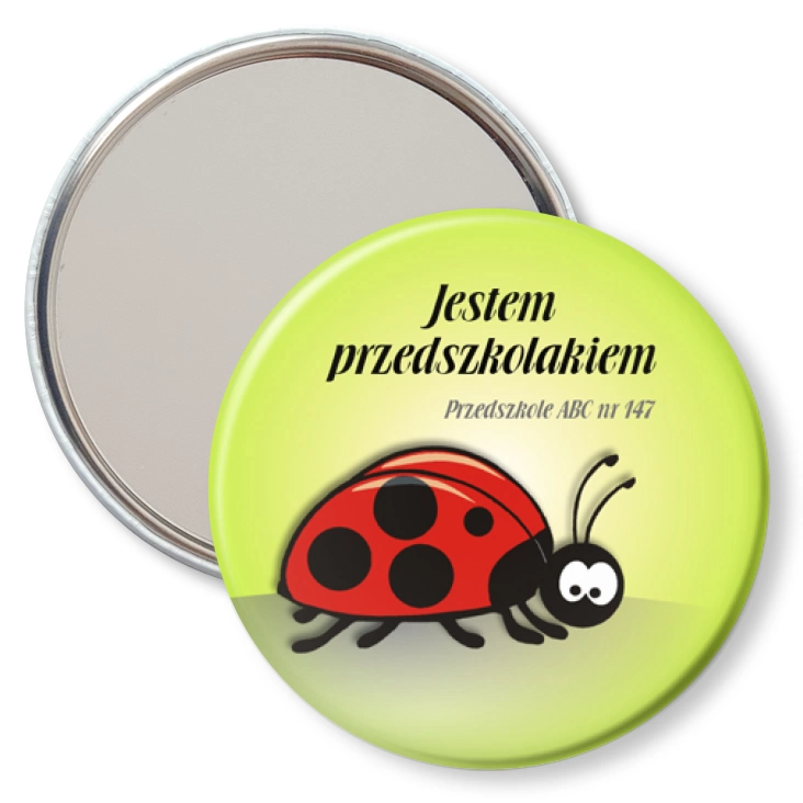 przypinka lusterko Przedszkole ABC nr 147